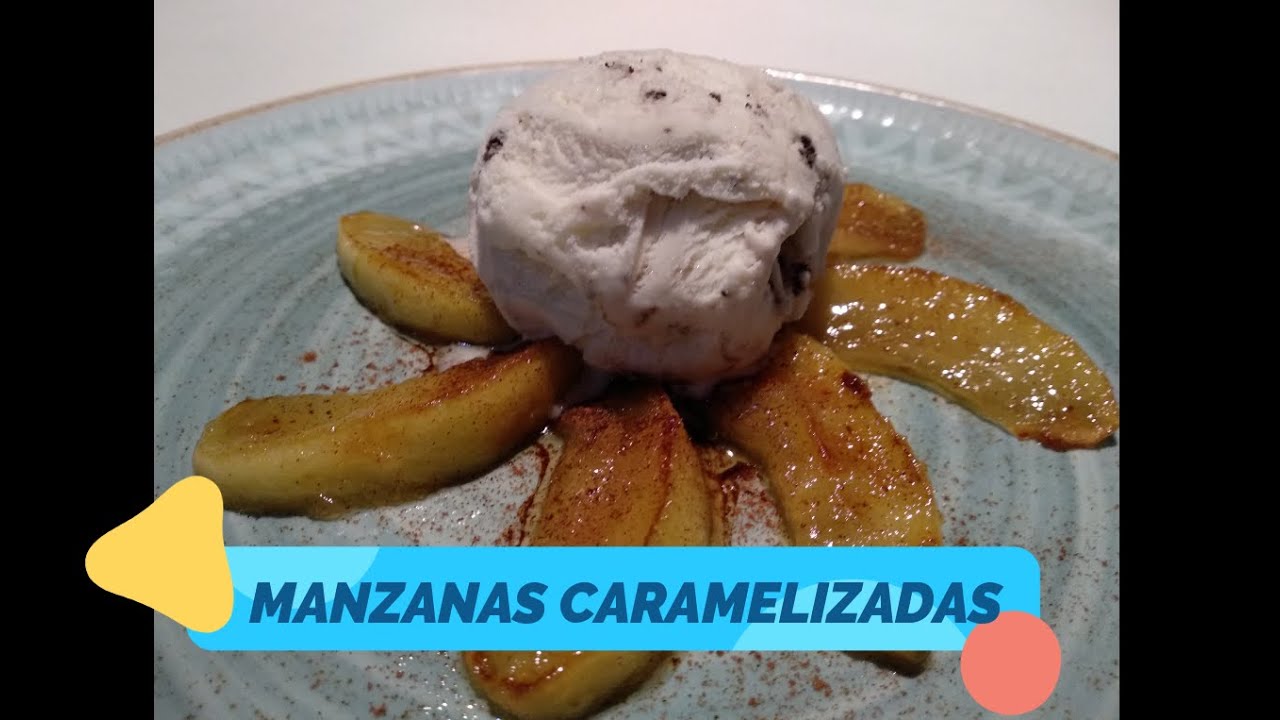 Manzanas Caramelizadas - Un postre fácil para el día de las madres.