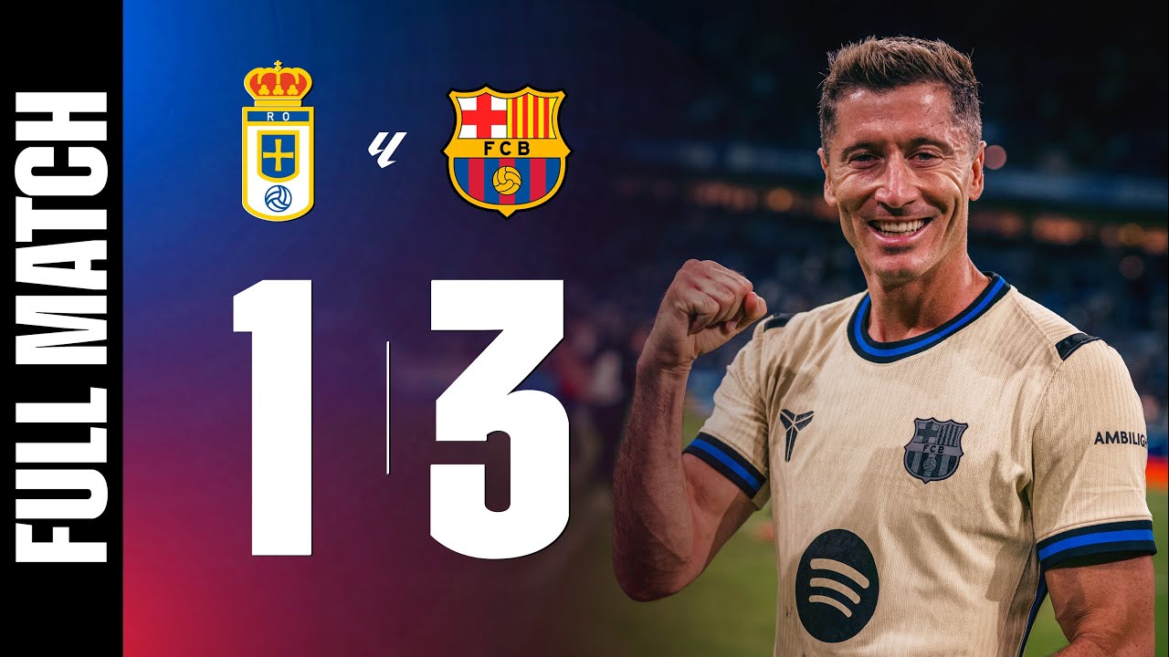 FULL MATCH | OVIEDO 1 vs 3 FC BARCELONA | LALIGA 2025/26 MD06 🔵🔴