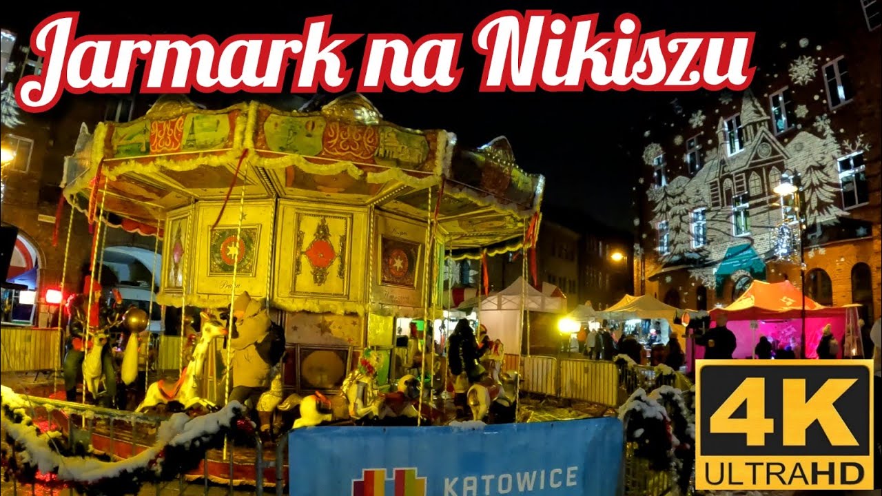 JARMARK NA NIKISZU W KATOWICACH ❄️ 2024 ❄️ GoPro ❄️ 4K UHD