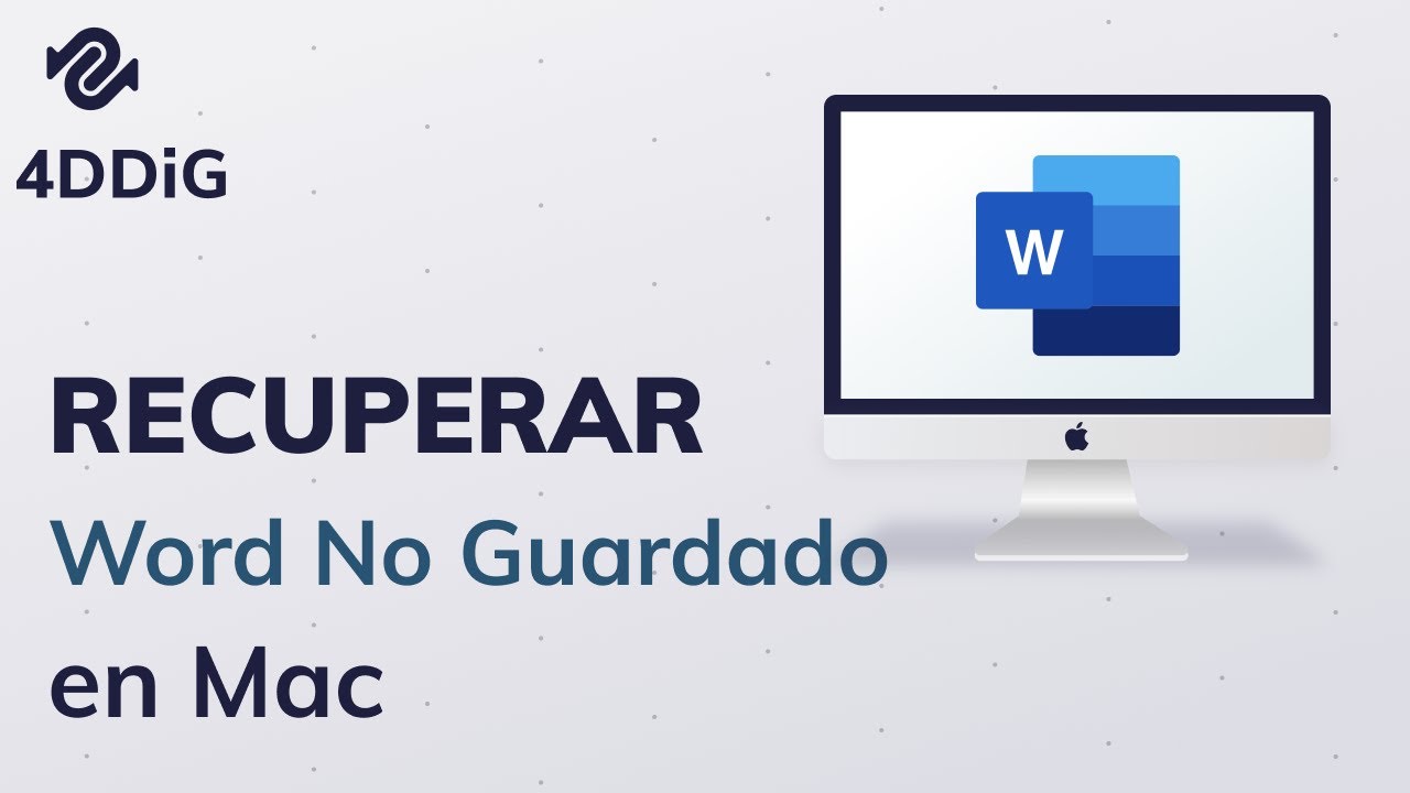Recuperar Word no Guardado en Mac Paso a Paso