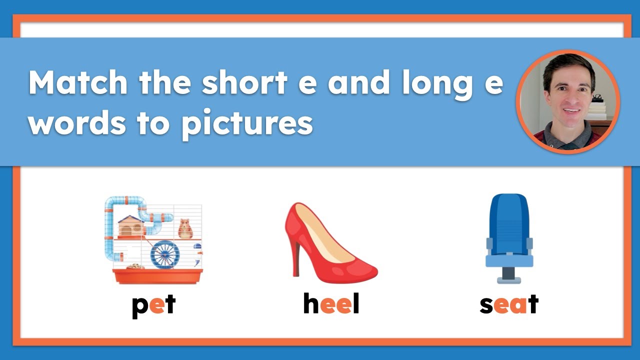 Short E & Long E Phonics Fun: Match the Words to the Pictures!