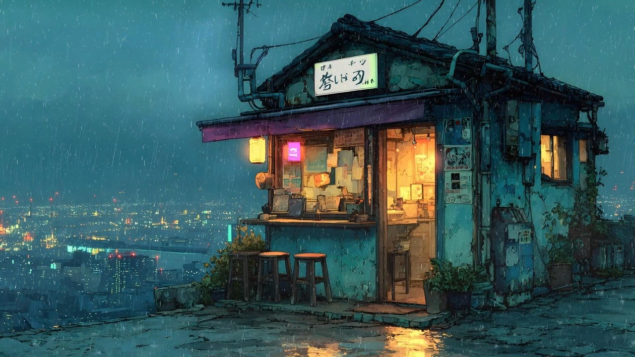Lofi Rain in the Tranquility of Japan That Will Lull You to Sleep