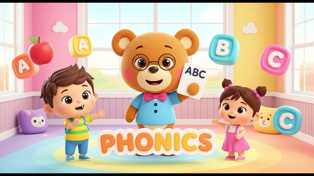 ABC Phonics Song (A to Z) | Kids Learning Letters & Sounds