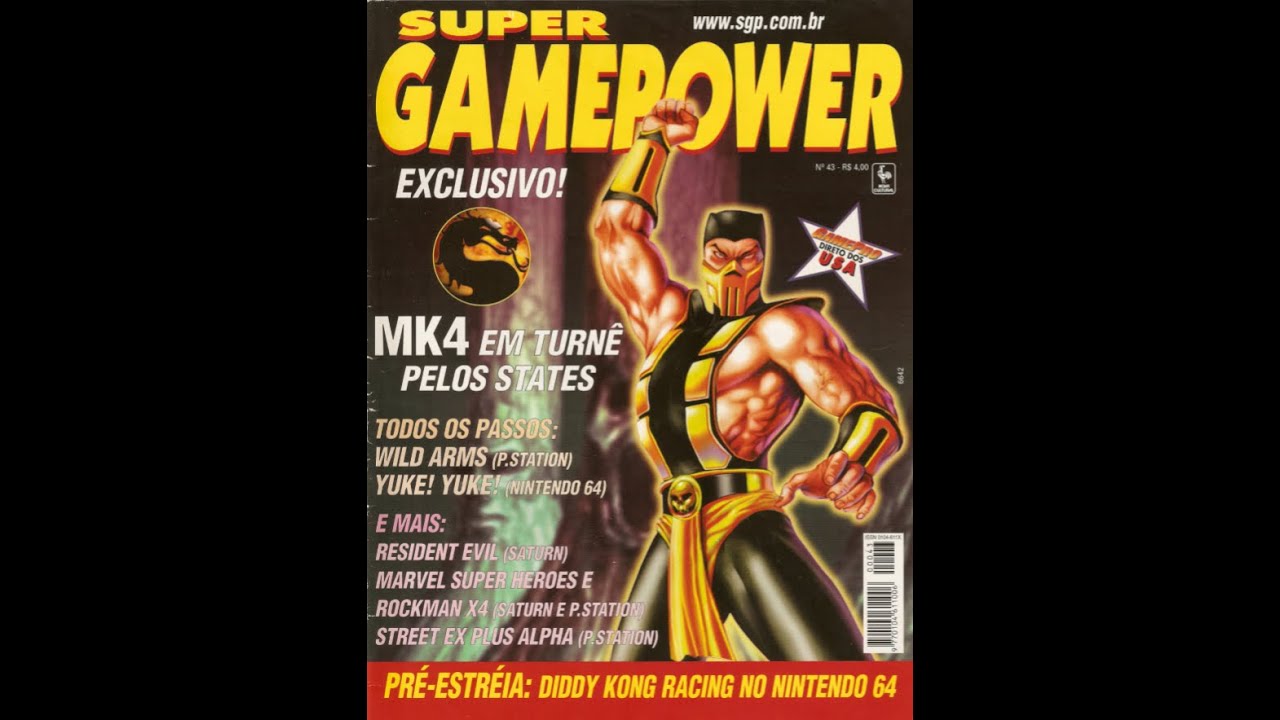 #43 Revista Super Game Power N.º43, edição outubro de 1997.