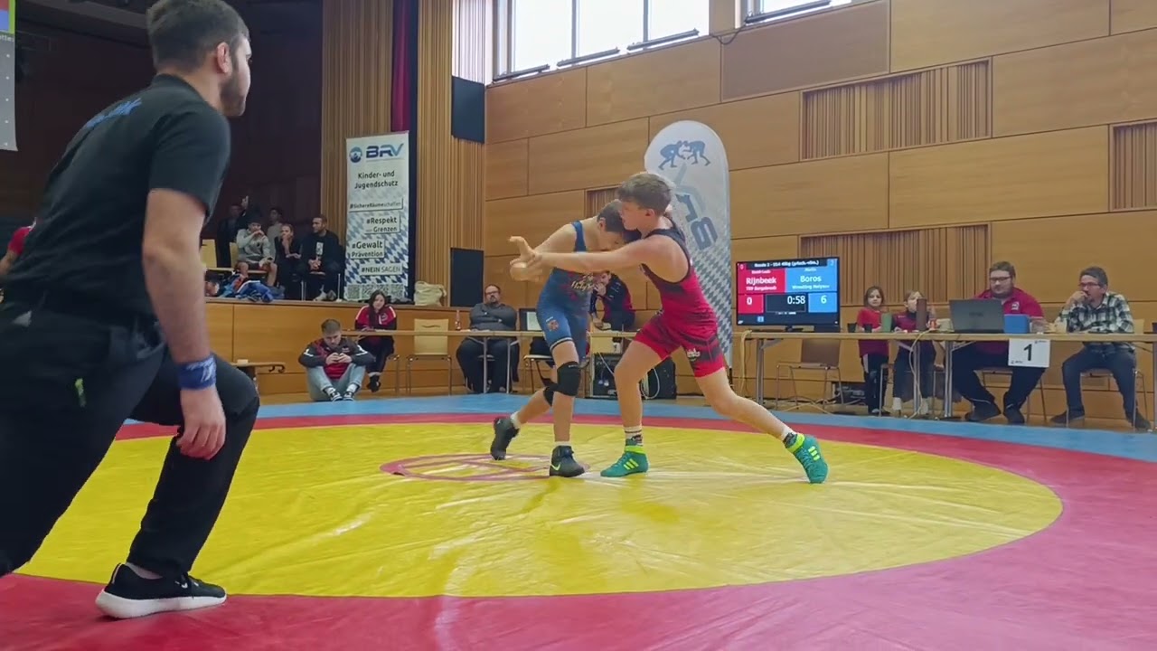 Martin Boroš - Mistrovství Střední Franky - Burgebrach 2026 - U14-48kg utkání č.2