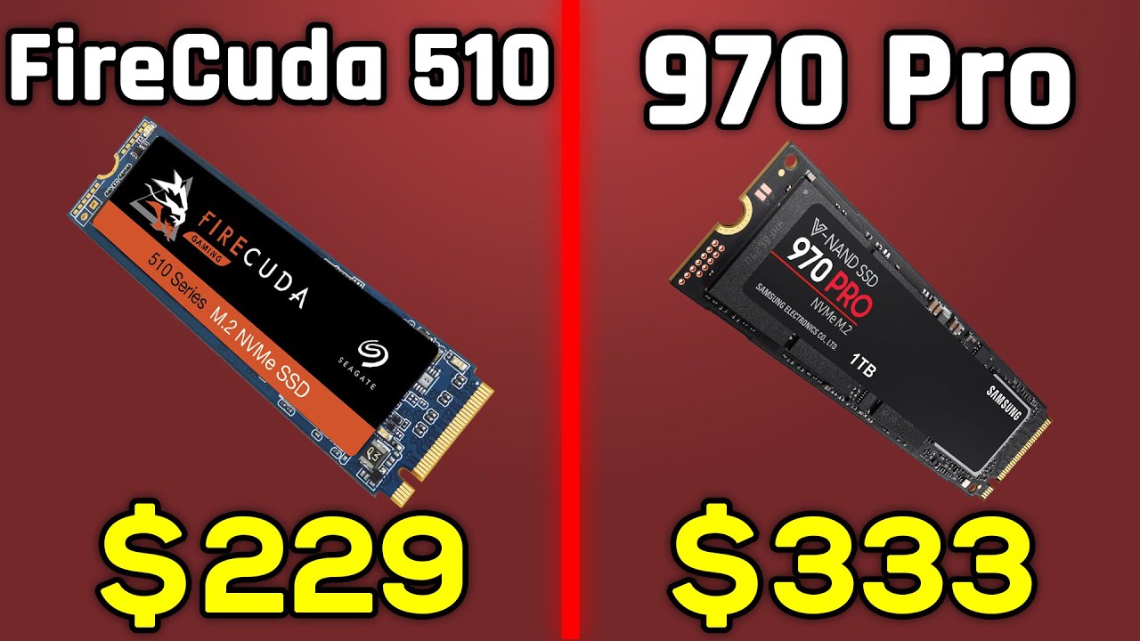 Seagate FireCuda 510 vs Samsung 970 Pro vs 970 EVO Plus vs WD Black SN750