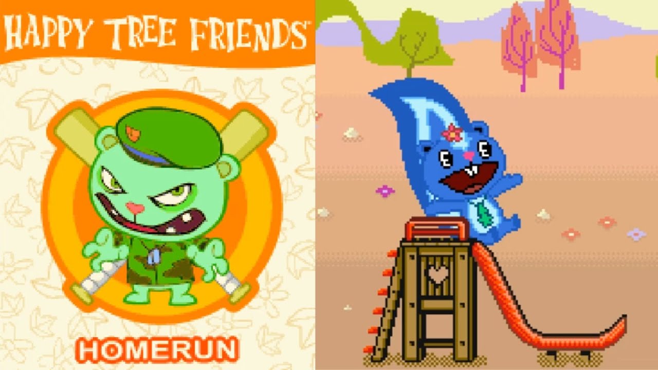 Happy Tree Friends: HomeRun JAVA ИГРА (Nostromo 2005 год)