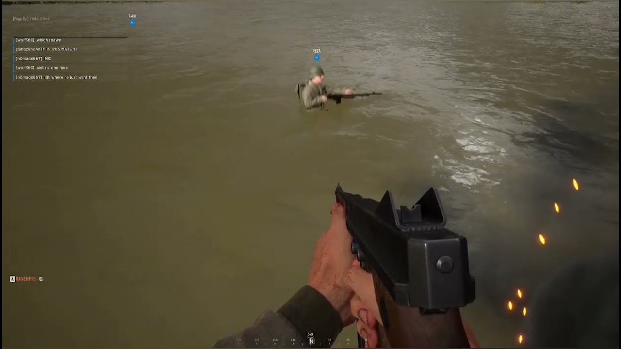Hell Let Loose - Trolling By Deploying Half Track Under Water!