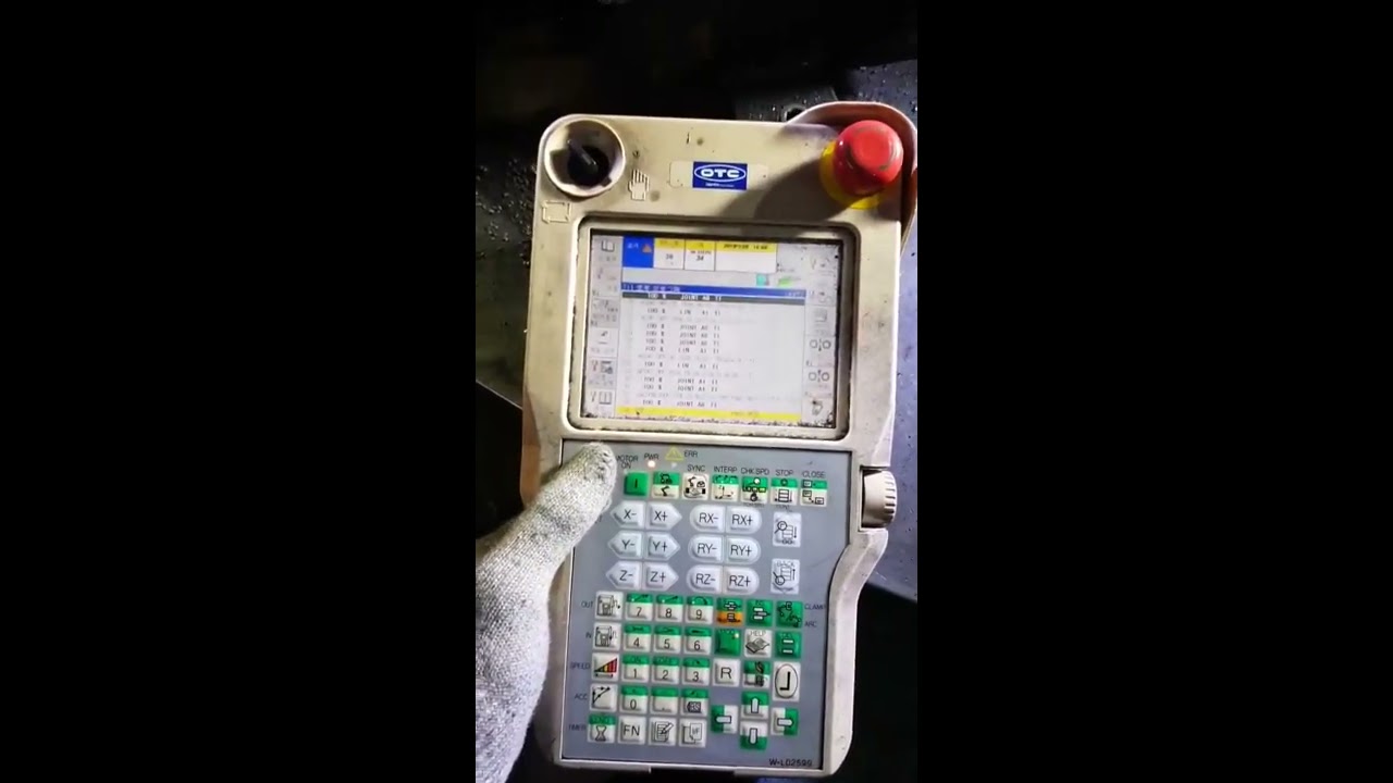 Setting program robot welding #1
