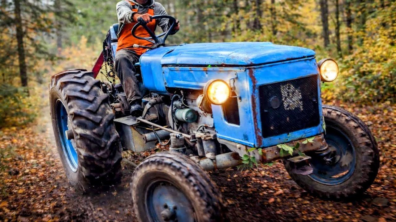 Zetor 4011 Forestry Work + POV Drive /4K/ Real Sound