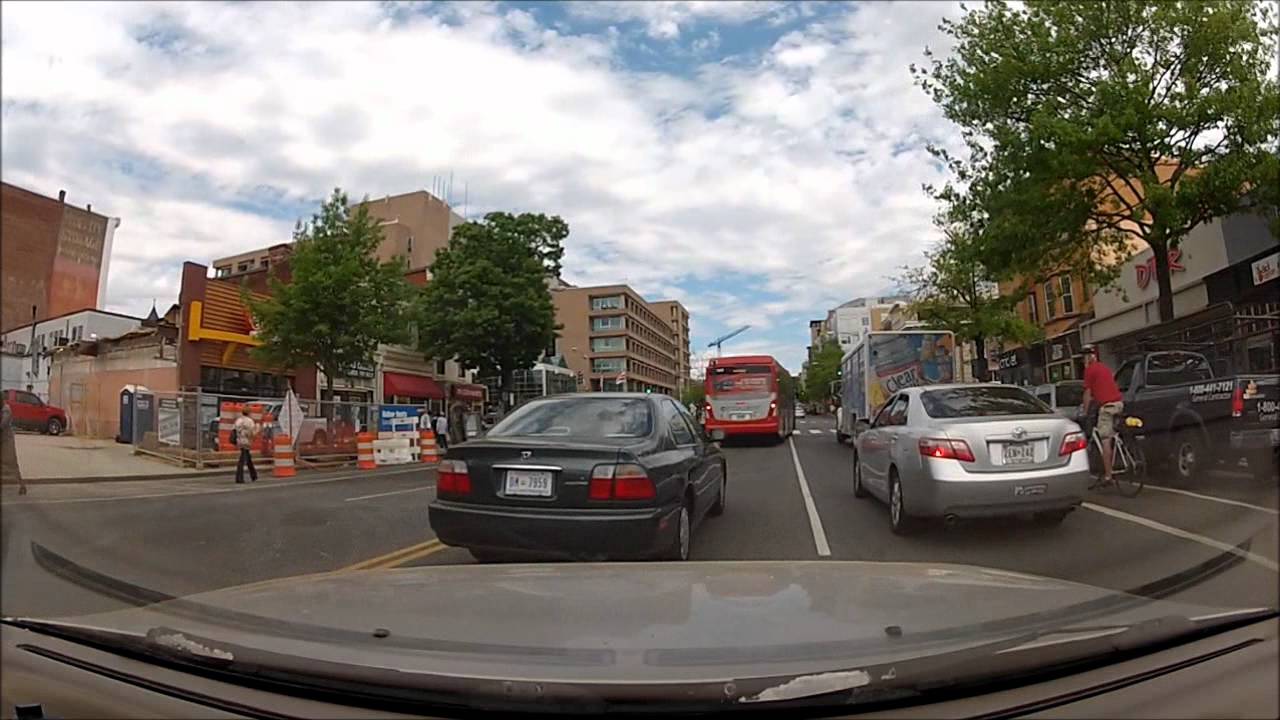 Driving Through Washington D.C. and Silver Spring, MD