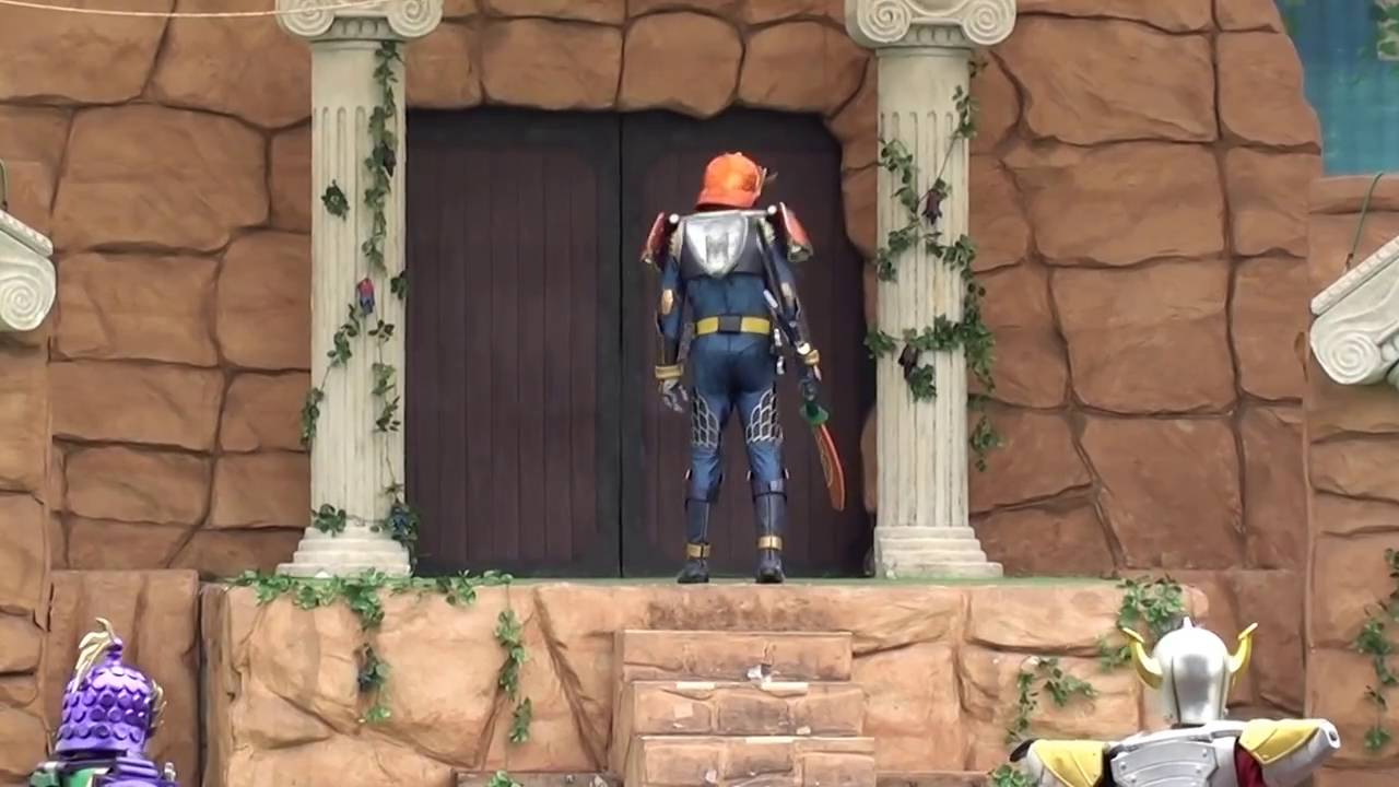 【仮面ライダー鎧武ファイナルショー】 極アームズ、龍玄、斬月・真が登場！【仮面ライダー鎧武/ガイムショー】Kamen Rider Gaim Final Show