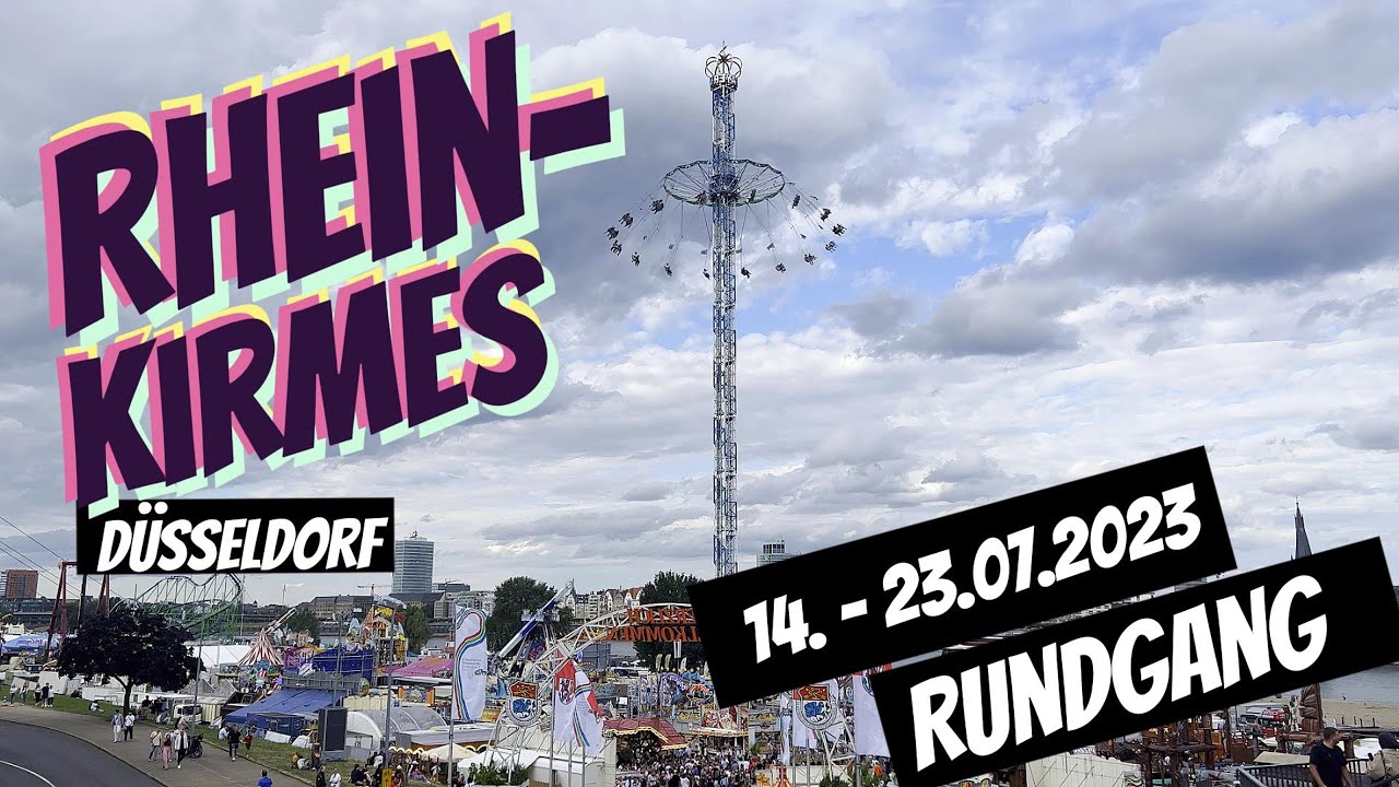 Rheinkirmes | 2023 | Größte Kirmes am Rhein | Rundgang | Düsseldorf
