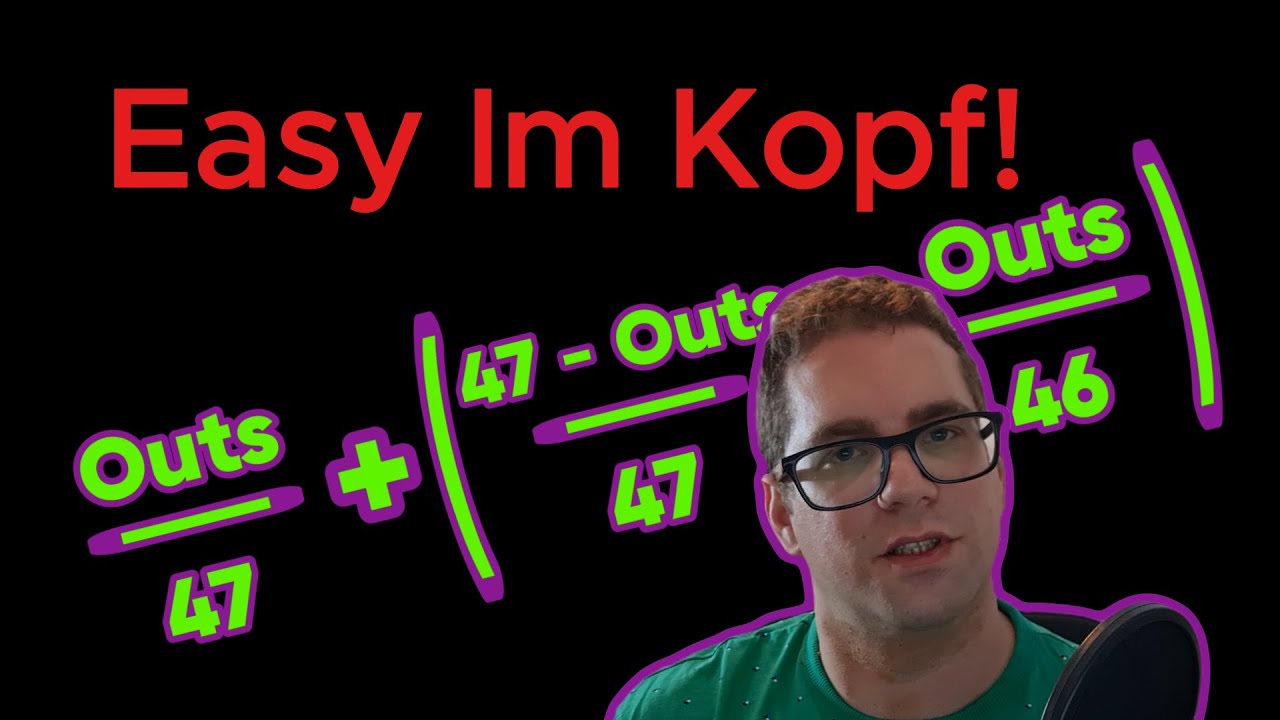 Odds, Outs & Wahrscheinlichkeiten | Poker lernen (Deutsch)
