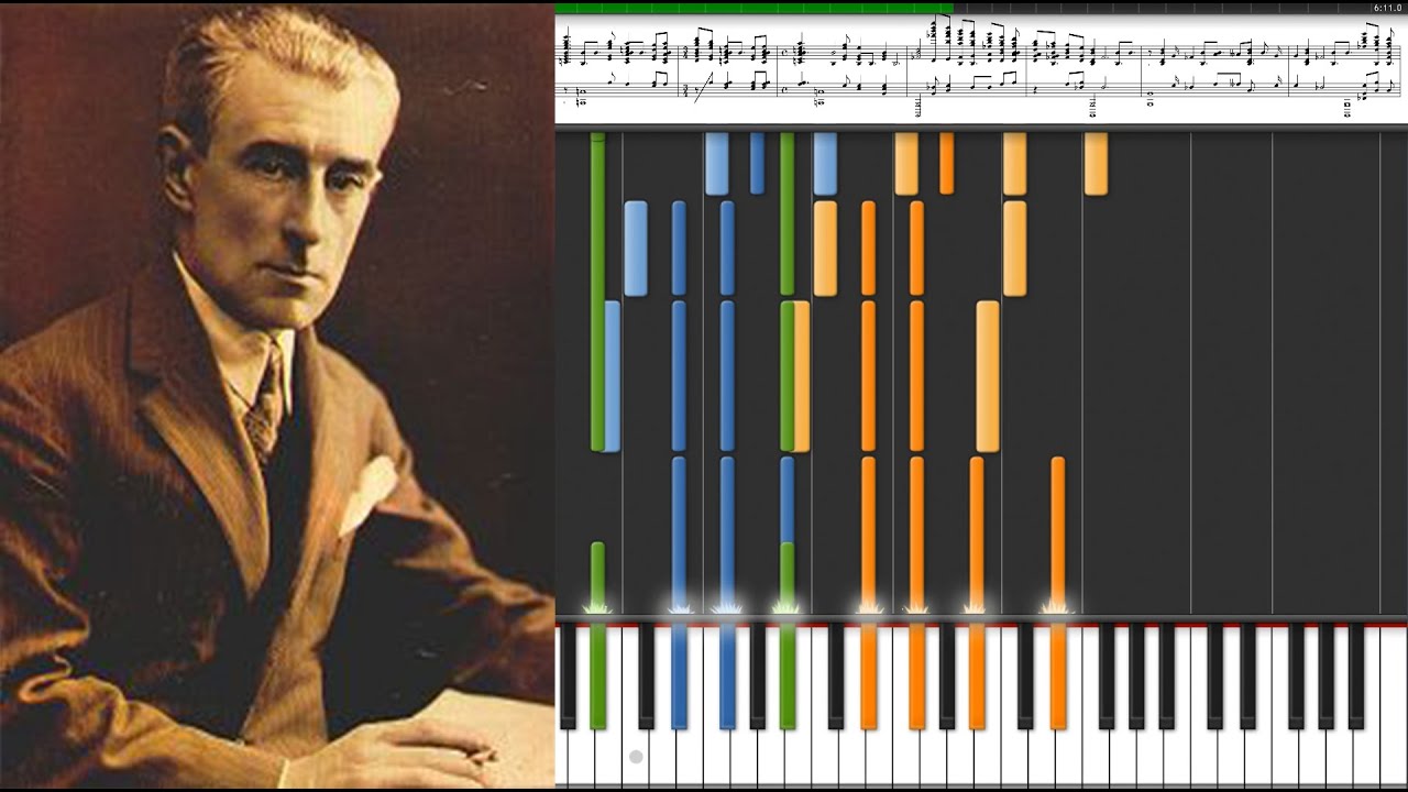 Ravel - Gaspard de la Nuit - Le Gibet / Classical Piano Tutorial Sheet Music