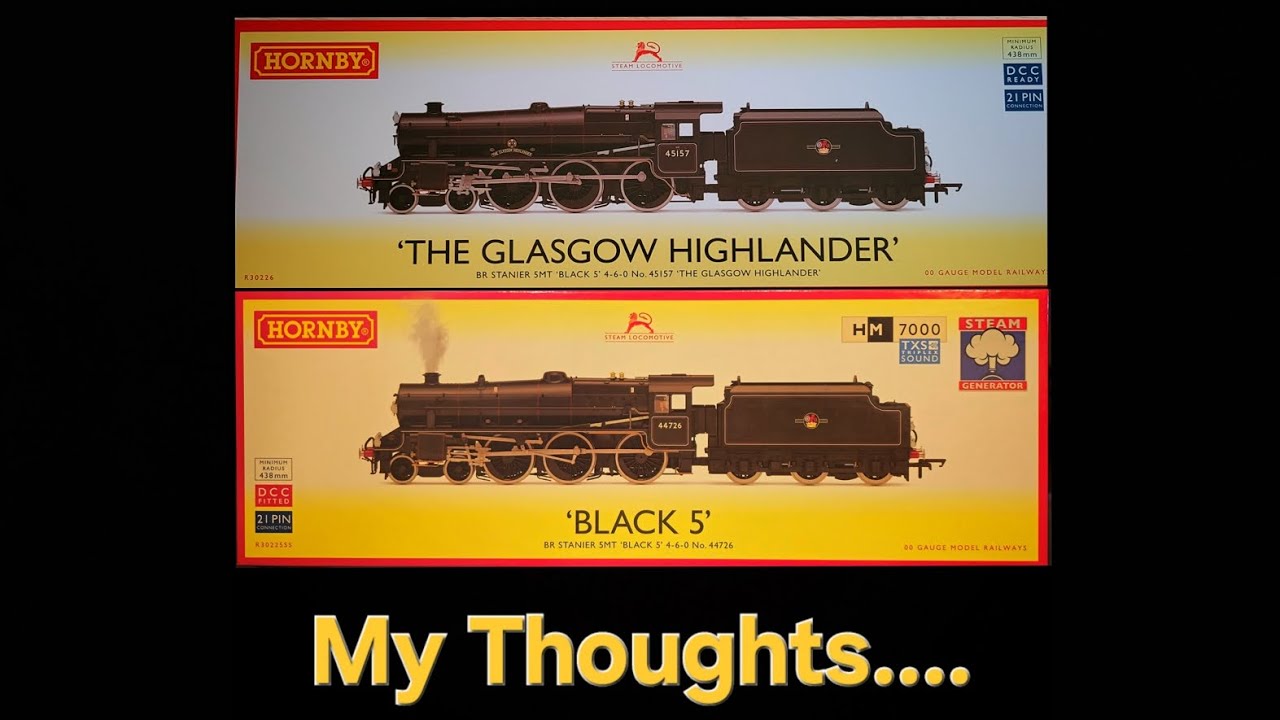 My Thoughts on the new tooled Hornby Black 5's and what's different?