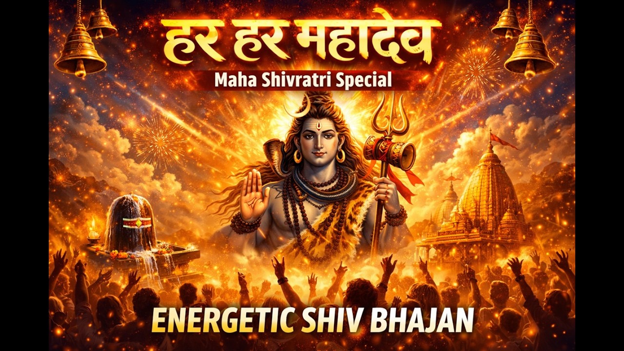 हर हर महादेव — Maha Shivratri Special | Energetic Shiv Bhajan 2026