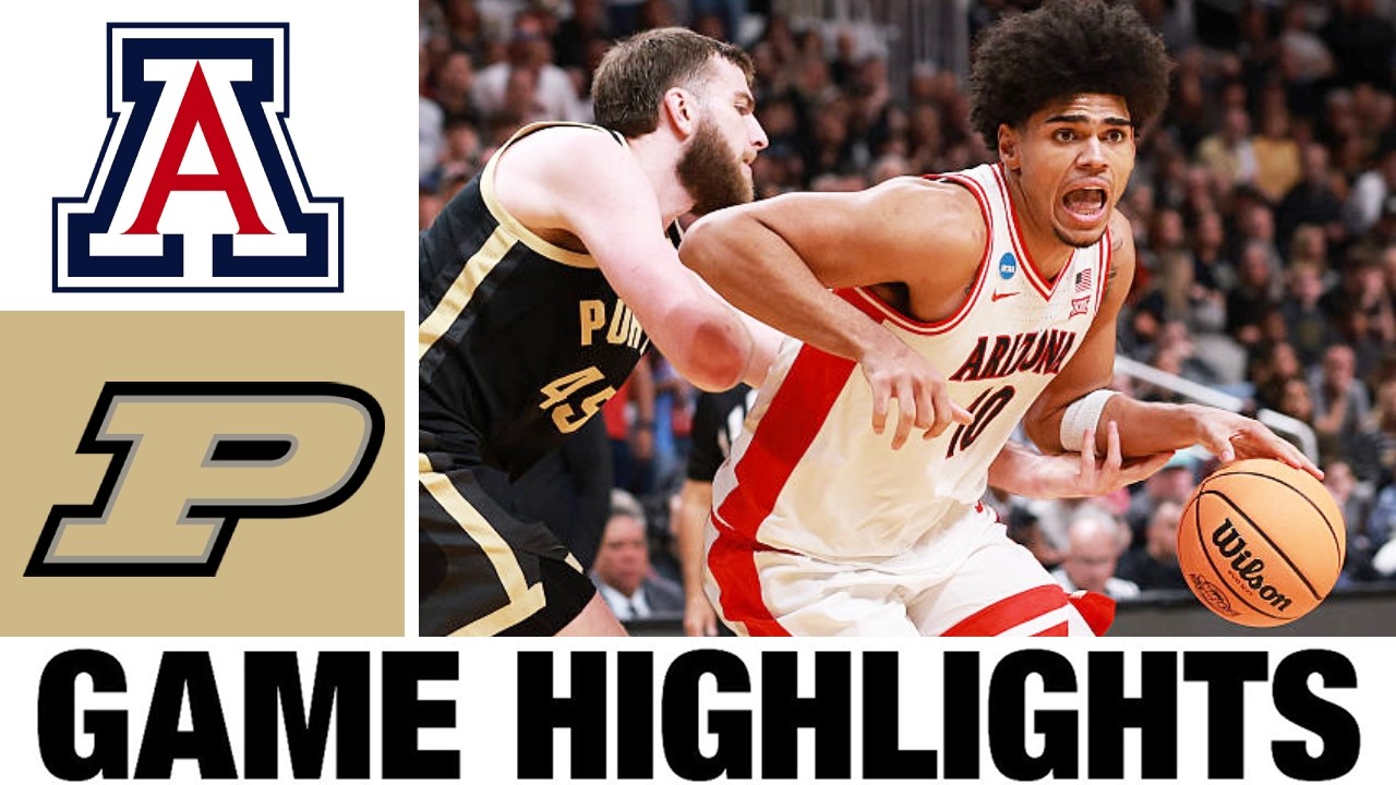 #1 Arizona vs #2 Purdue FULL GAME Highlights | Men's Basketball | College Basketball 2026