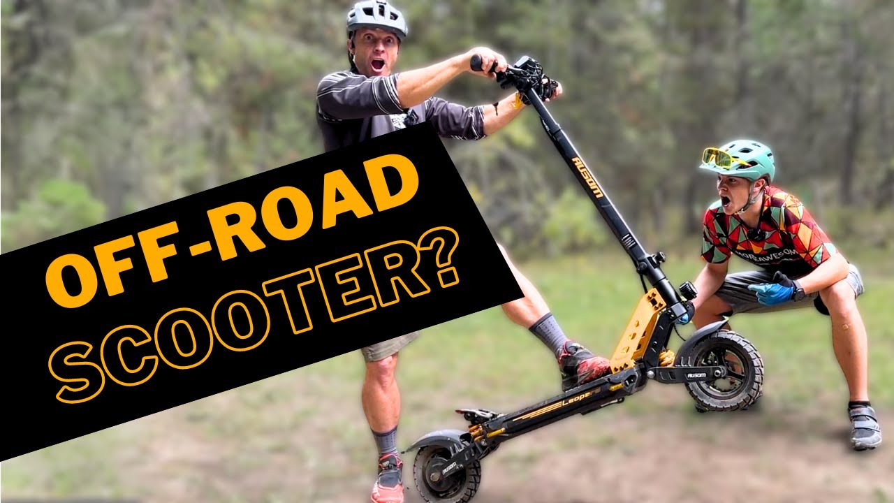 Ausom Leopard - Off-Road Scooter Review | 50 Mile Range | 1000 Watt Motor