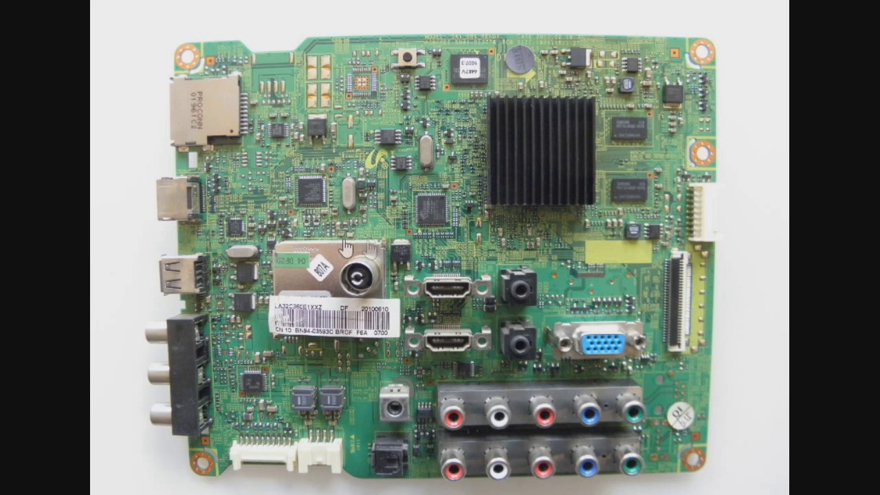 TV LCD 11   Visão geral da placa principal das TVs LCD