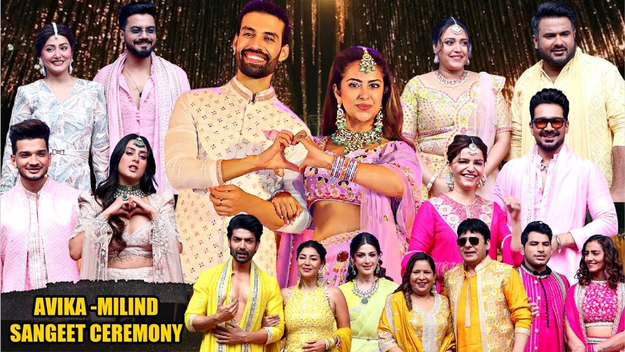 Avika Gor And Milind Chandwan Sangeet Ceremony Live On Pati Patni Aur Panga- Sonali, Hina, GMunwar
