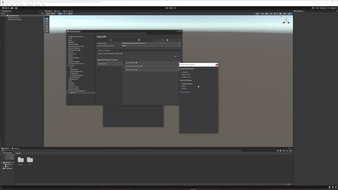 Setup Unity for VR Support in 2023