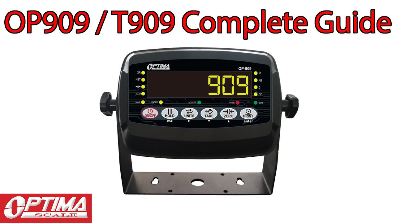 OP 909 / T 909 Calibration & Set Up Complete Guide