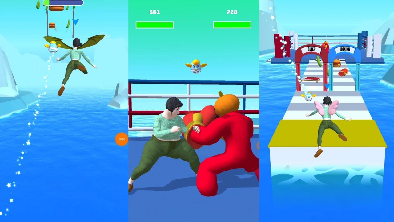 3D Games 🧚&zwj;♀️ | noob vs pro vs hacker vs god | Gameplay #PikiPlay