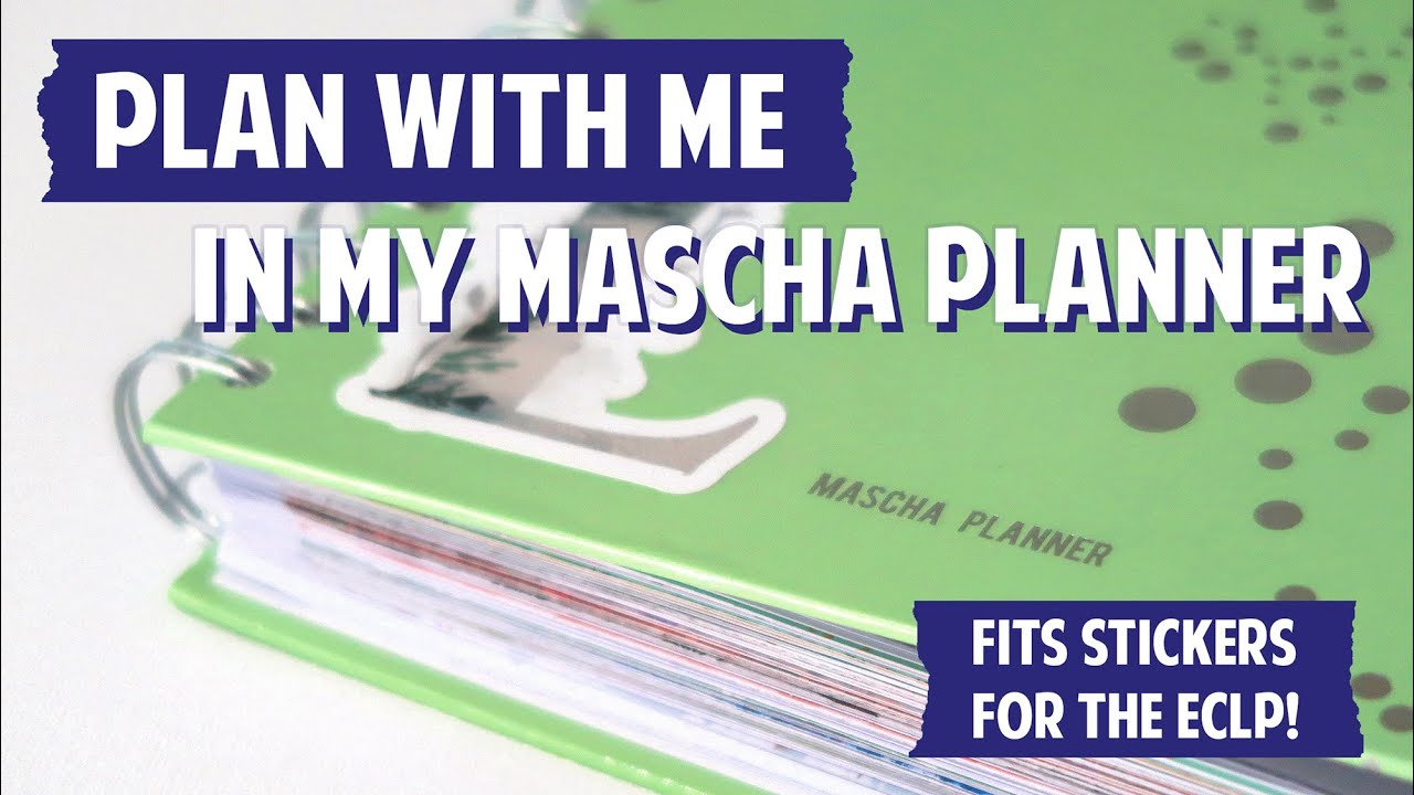 PLAN WITH ME in my Mascha Planner | ECLP dupe! | memory planner spread