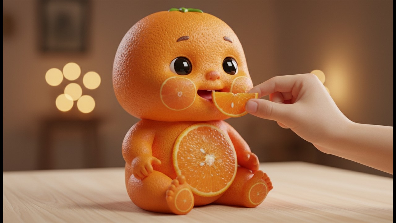 Cute Fruits Eating?! 🍉 Oddly Satisfying AI ASMR