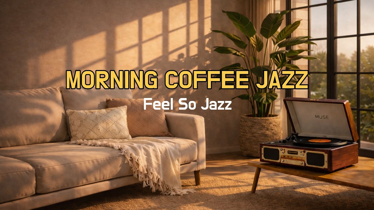 playlist 🏡☕ Джаз, превращающий дом в кафе | Плейлист солнечного кофейного джаза 🎷