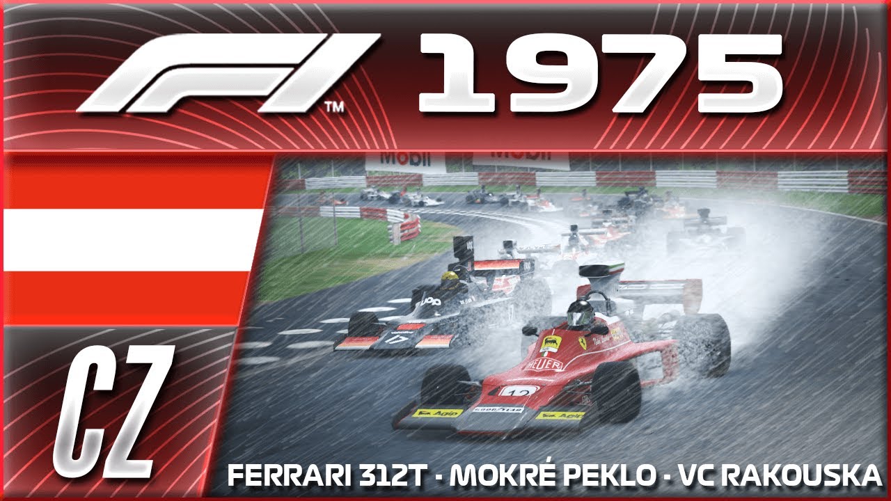 Šílená Velká Cena Rakouska F1 1975 Podle Skutečnosti! Ferrari - Lauda | CZ Let's Play (AMS 2)