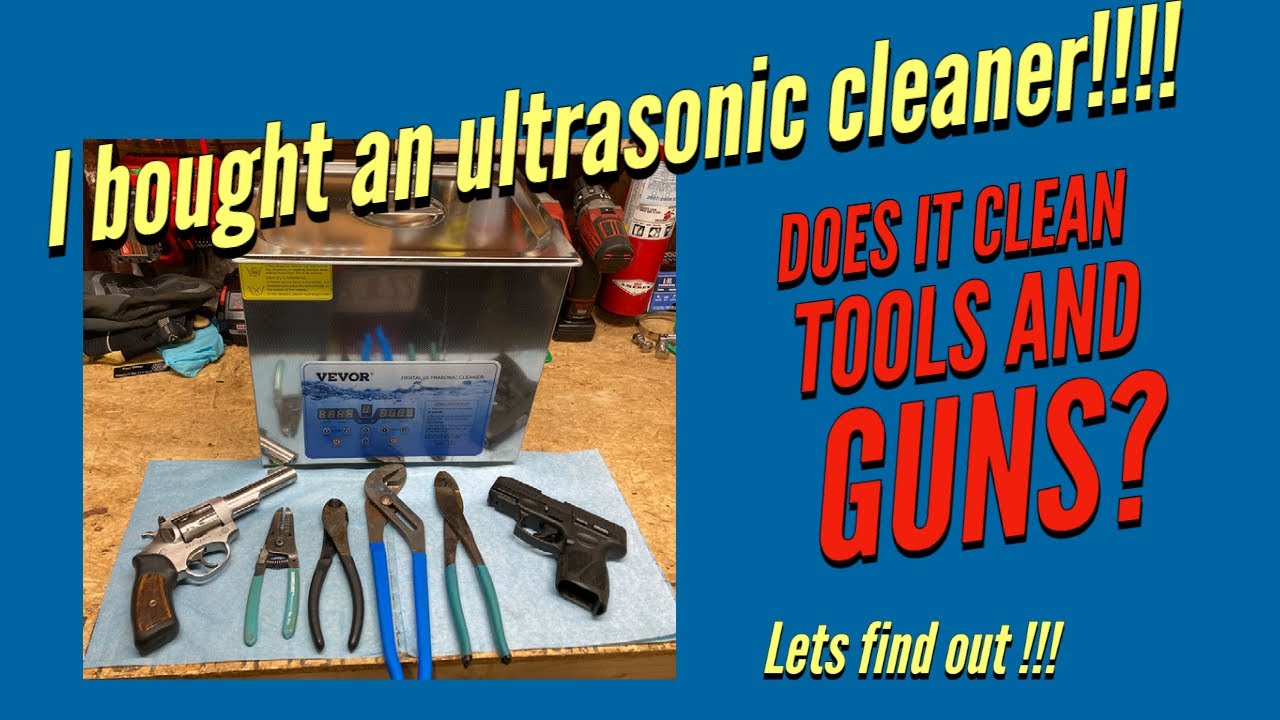 I bought an ultrasonic cleaner!!