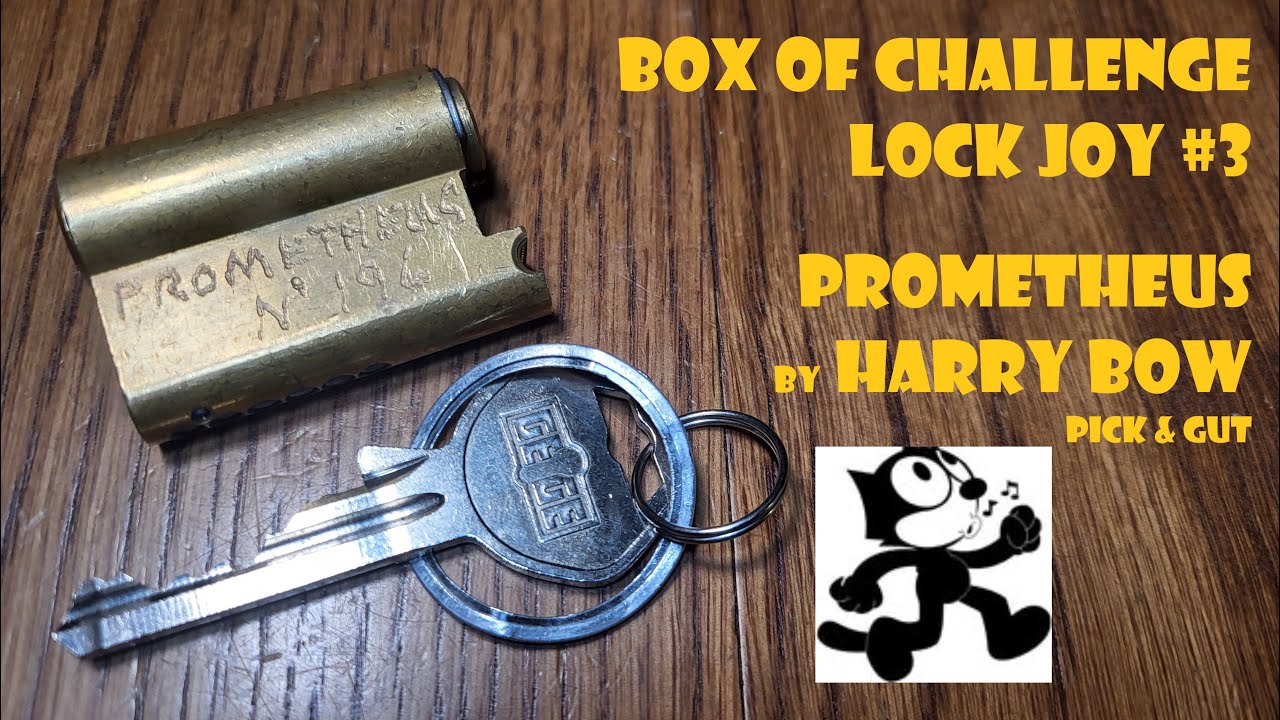 Коробка с замком Challenge Lock Joy №3 — GeGe «Прометей» Гарри Боу — Pick & Gut