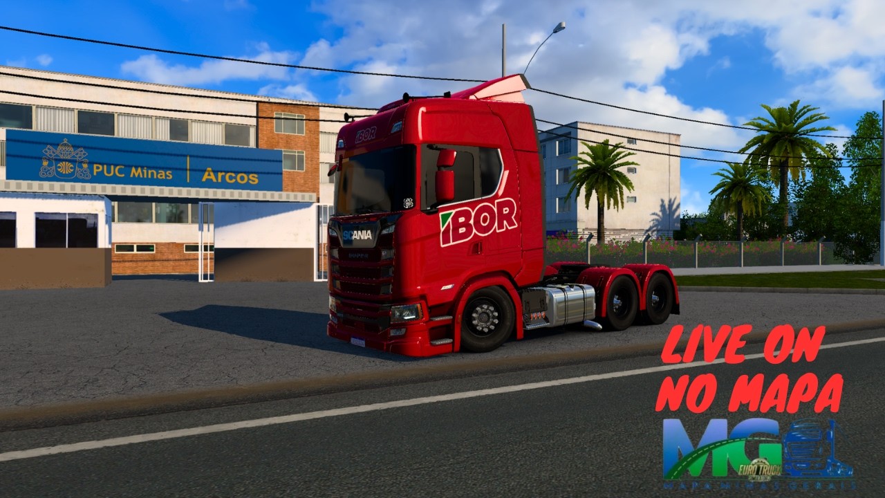 ETS2 -  MAPA MG - 1.58 SOMENTE REBOQUE DO MAPA