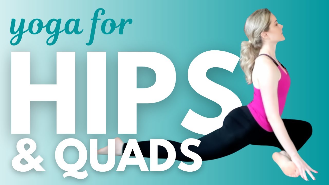 Yoga for Flexibility // 15-minute gentle yoga to stretch your hips & quads