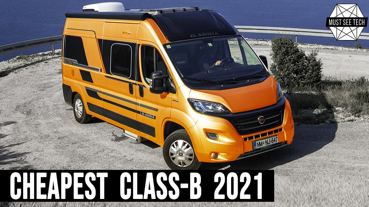 9 Cheapest Class-B Campervans Offering Practical Living in the Wild in 2021
