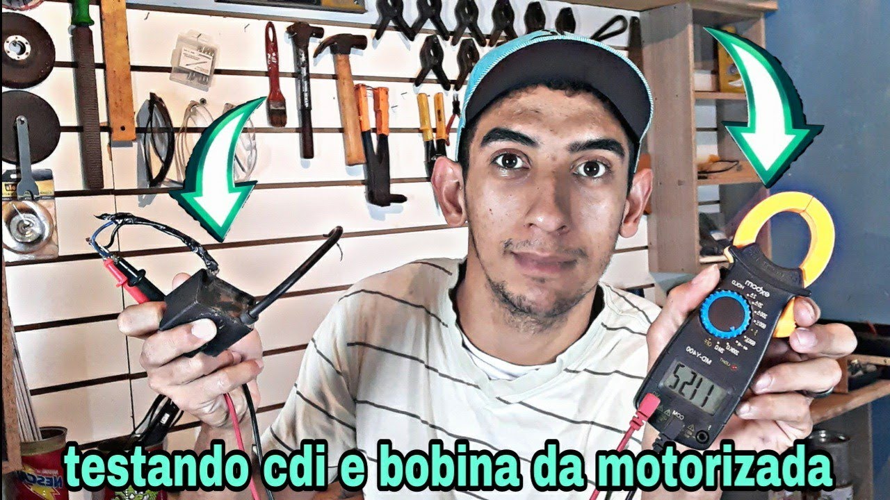 Como testa bobina e CDI da motorizada com um mutimetro