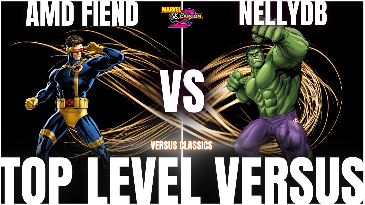 Marvel Vs Capcom 2 - AMD FIEND Vs NellyDB - FT5 Fightcade 🔥🔥