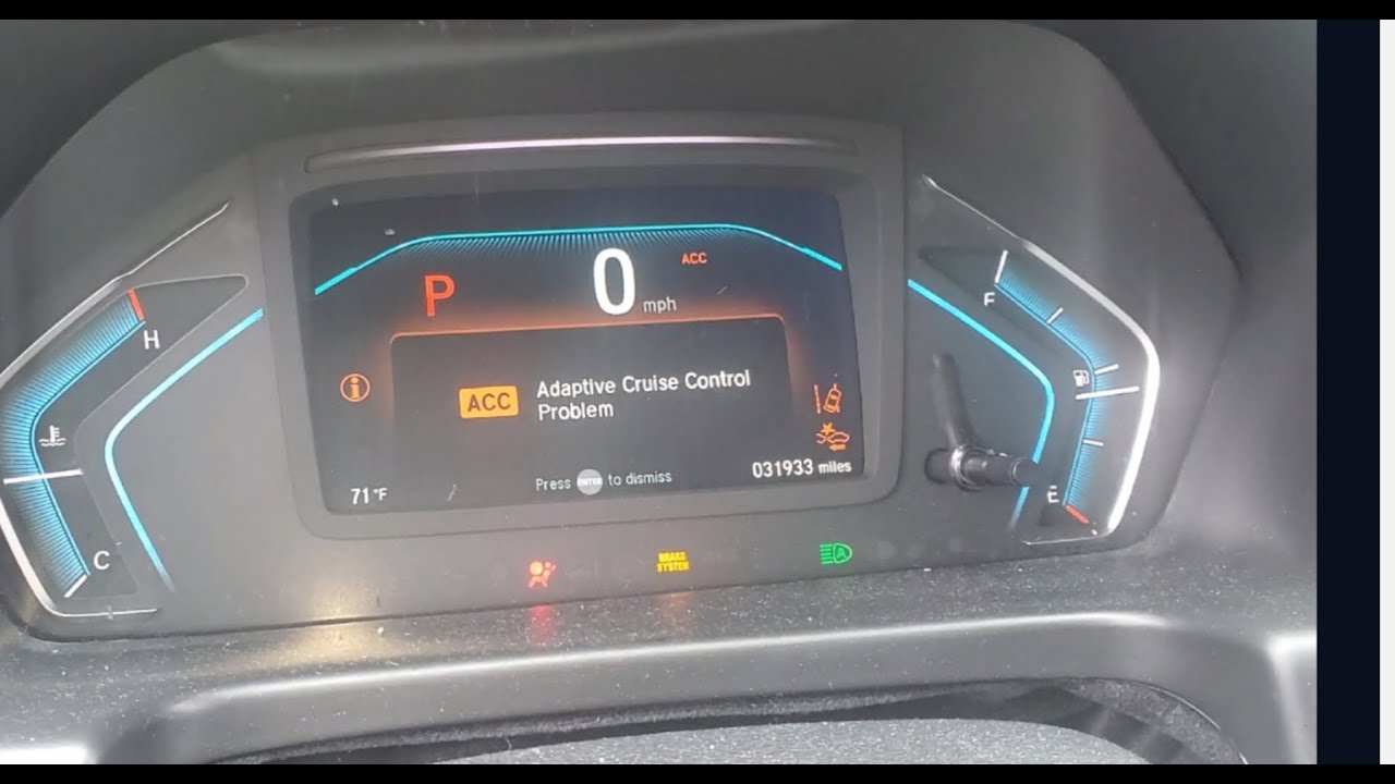 HOW TO FIX ALL ADAPTIVE CRUISE CONTROL PROBLEM MESSAGES ON A 2020 HONDA ODYSSEY- $2500.00