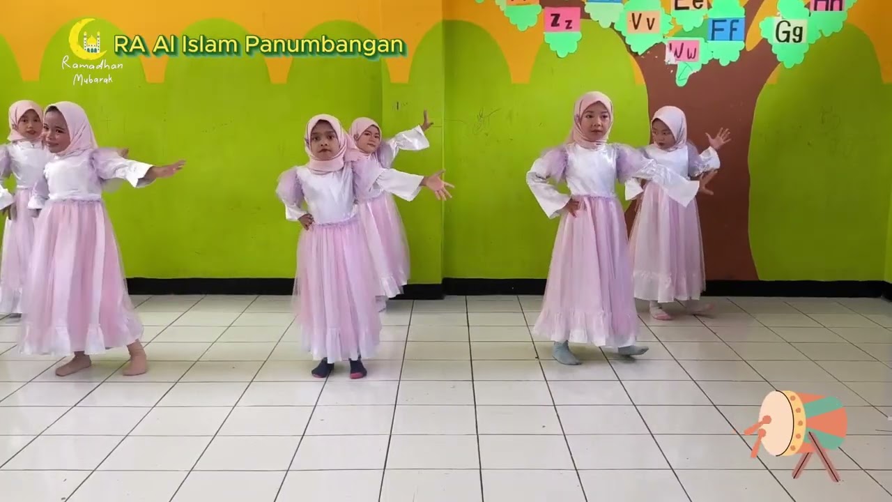 Lomba Tari Islami Ramadhan Ceria anak RA Al Islam Panumbangan KKRA Ciamis @KKRABAHAGIAKabciamis