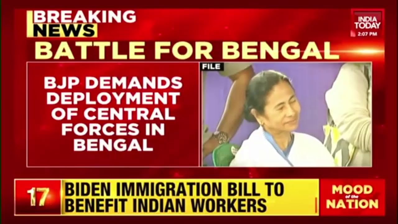 BJP Demands Election Commission To Deploy Central Forces In Bengal Ahead Of Polls