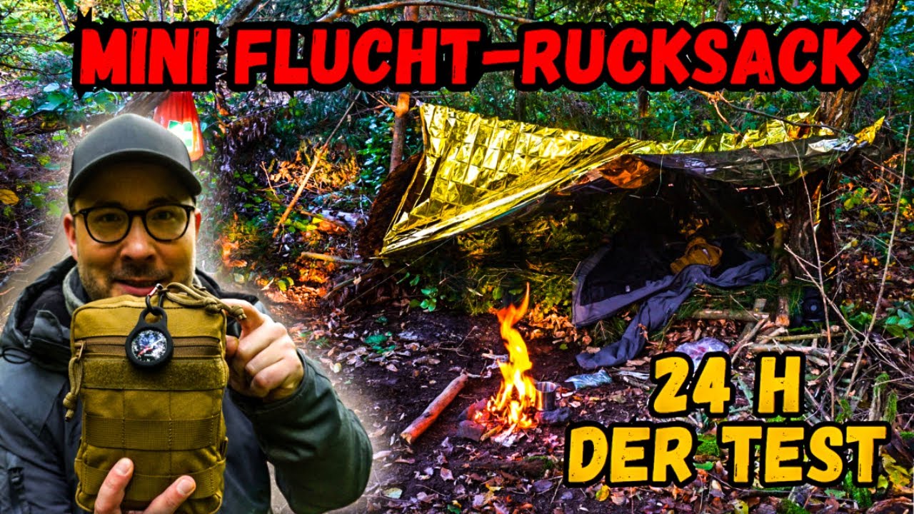 Survival- Kit im Test. Bei Kälte ohne Schlafsack.