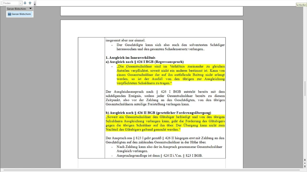 10. §§ 830 Abs. 1 S 1, 830 Abs  2 BGB: Haftung Mittäter und Beteiligte