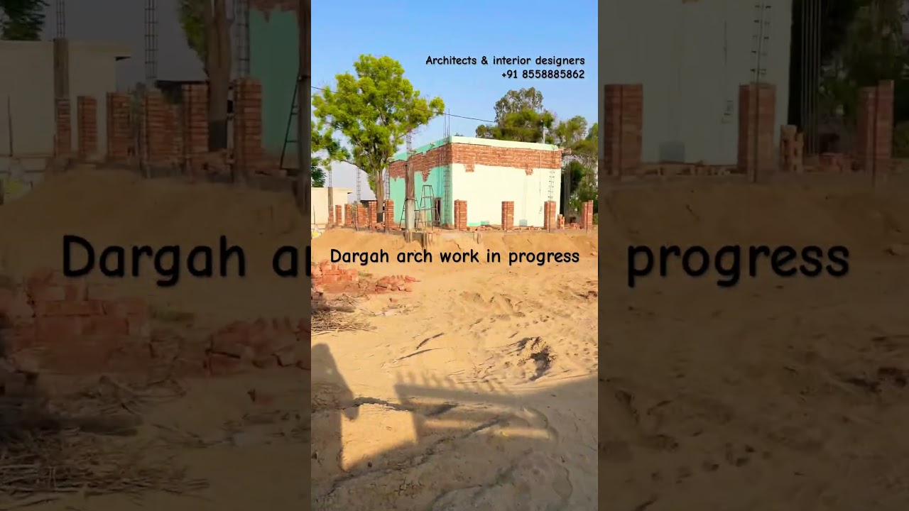 Dargah arch design #dargah #darghvlog #darghshortvideo #punjab #architectual #sitevisit #interior