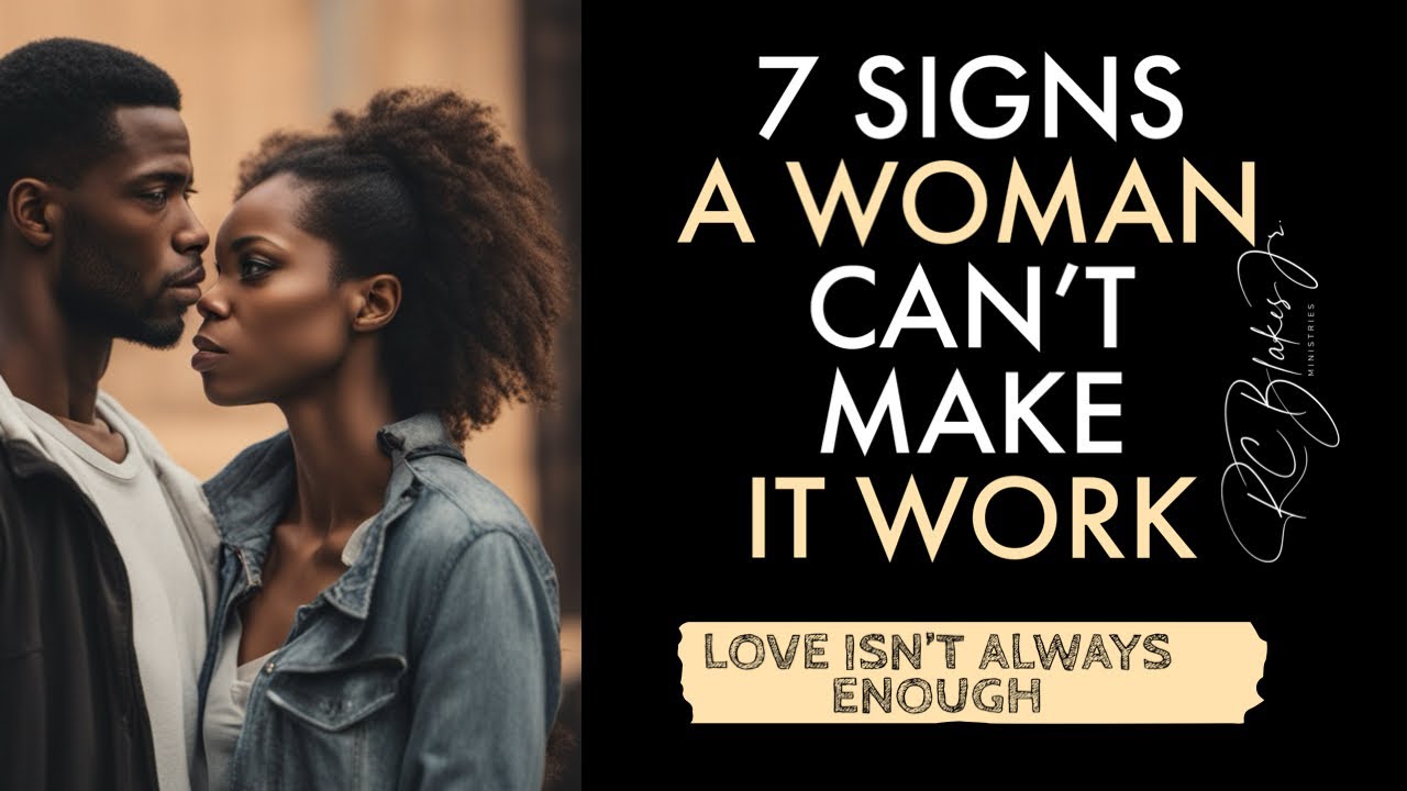 HOW TO KNOW WHEN YOU CANNOT HELP A MAN by RC Blakes