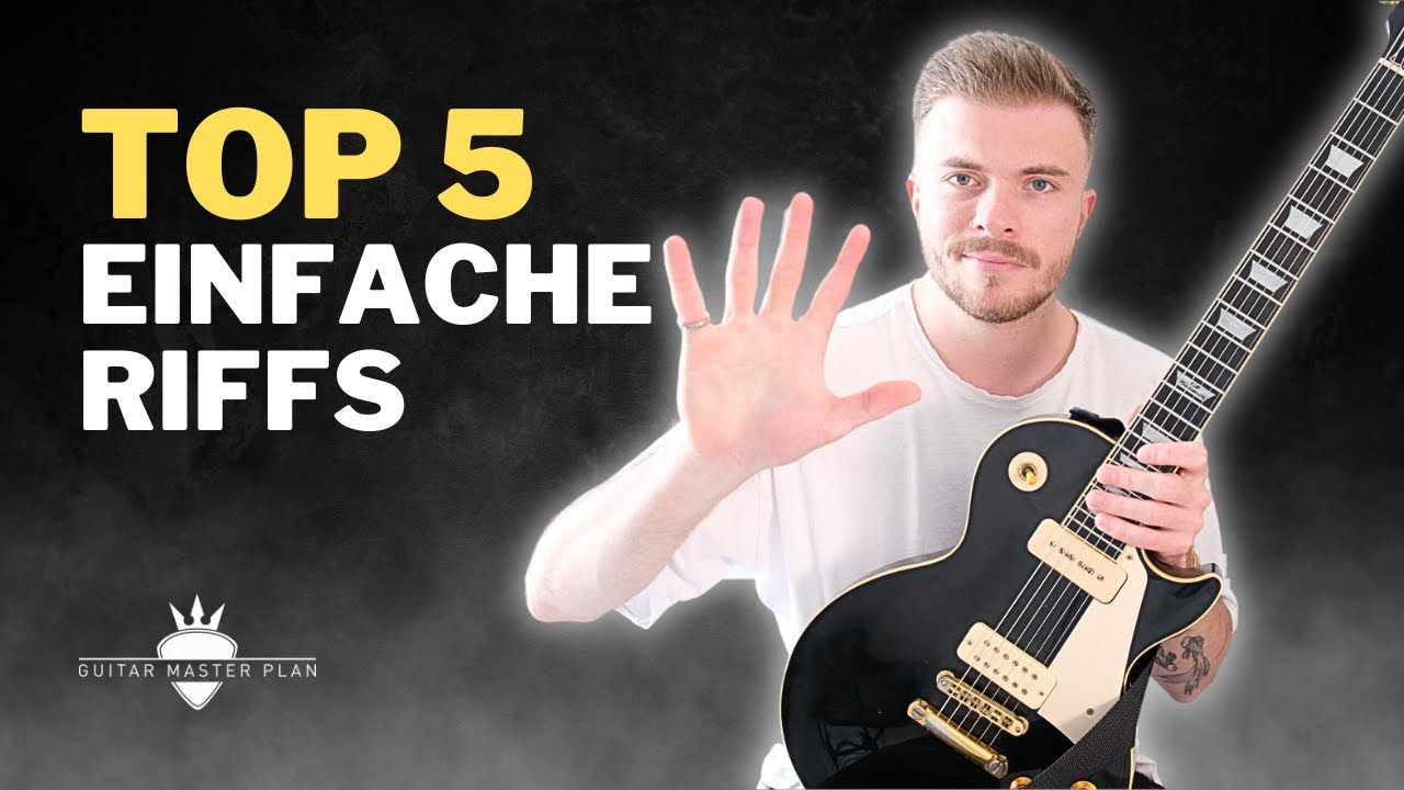 Diese Riffs kann jeder Anfänger nachspielen!