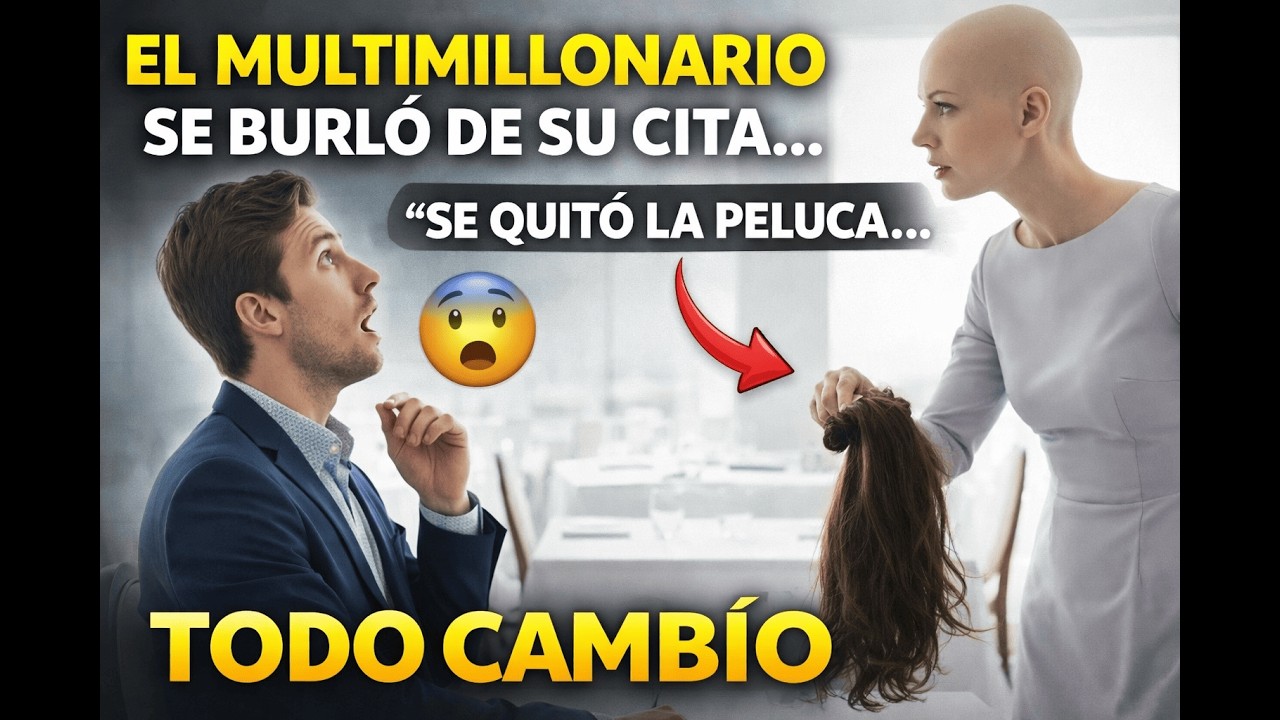 El Multimillonario Se Burló de Su Cita… Hasta Que Ella Se Quitó la Peluca y Dejó a Todos en Silencio