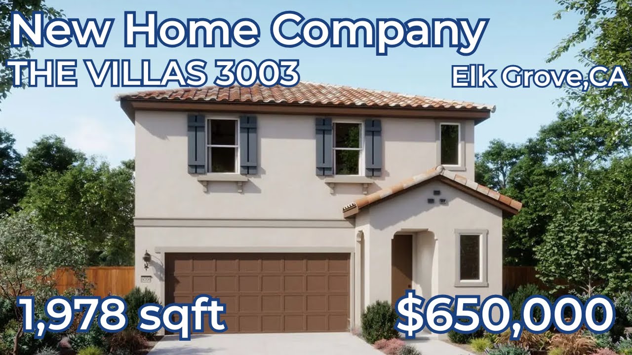 New Home Company | Plan 3003 | 1978 SqFt | Elk Grove,CA |  Sacramento Real Estate | Model Home Tour