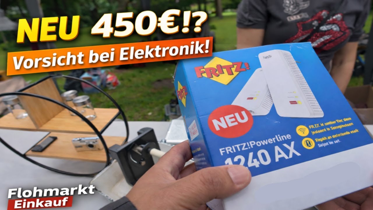 Flohmarkt Einkauf: Vorsichtig‼️bei Elektronischen Geräten vom Flohmarkt‼️